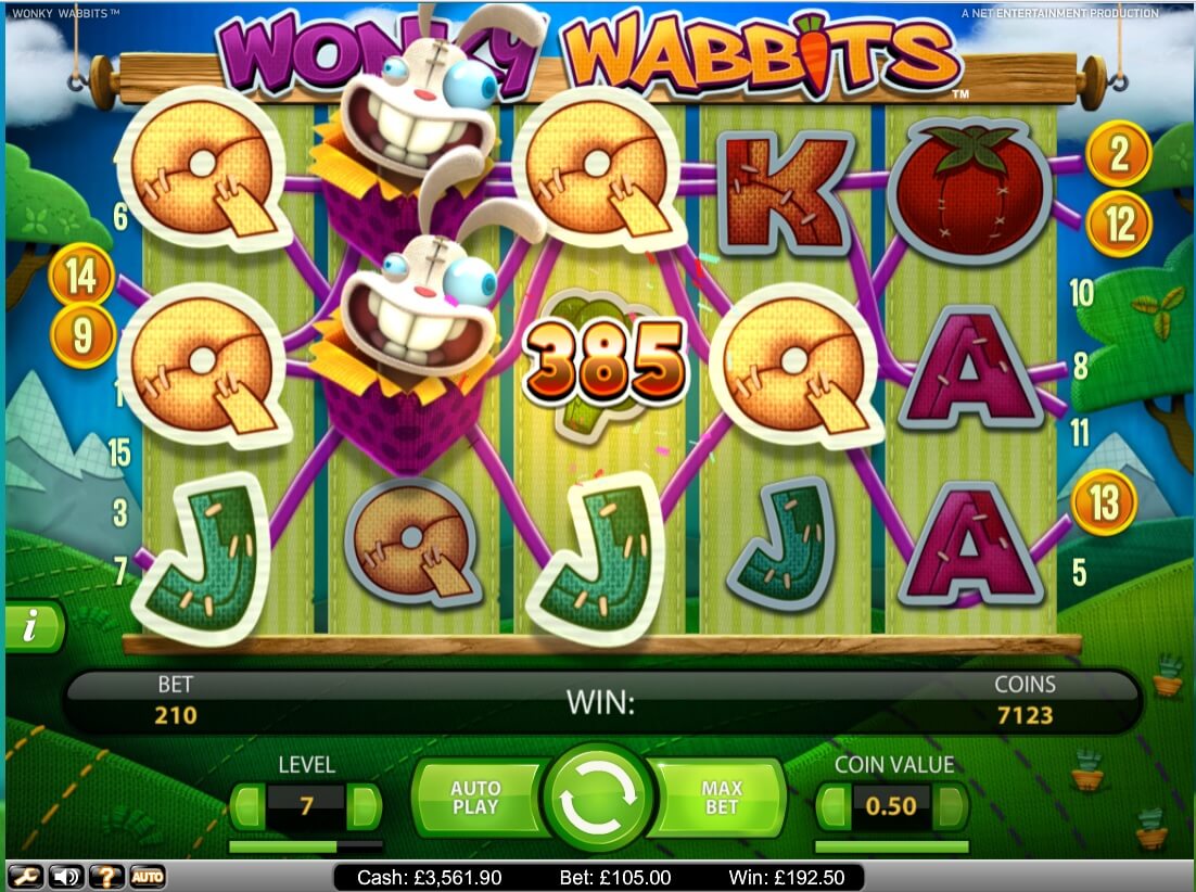 wonky wabbits slot